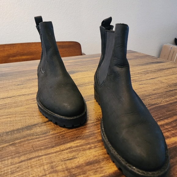 Thursday Boot Company Womens Black Matte Leather Legend Size 9.5 - Picture 1 of 6